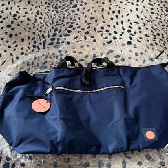 Elegant Navy Blue Tote Bag